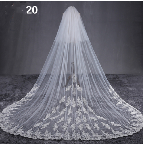 Bridal Wedding Dress Long Tail Luxury Super Fairy Wedding Veil